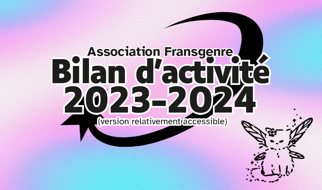 Bilan d'activité 2023-2024, association fransgenre